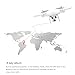Rabing RC Drone FPV VR Wifi RC Quadcopter 2.4GHz 6-Axis Gyro Remote Control Drone with 2MP wide angle lens Camera Drone