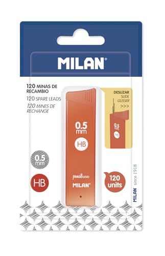 Milan Blister Un Tubo De 120 Minas De Recambio 0, 5mm HB