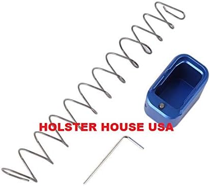 Holster House USA Base Pad Kit for Glock 17, 19, 22, 34, 35 Extender, Ocean Blue, Fits The USPSA, IPSC, and IDPA Boxes