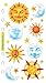 jbr1116 Sticko Vellum Stickers - Sun & Moons
