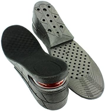 PPC Increase Height Insole Instantly Add 3 cm or 7cm to Height with 3 Layers ,Soft, Comfortable ,Breathable,Removable and Durable ((2.75 in(3 Layer))