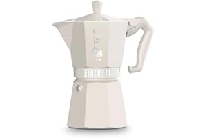 Bialetti Mocha Exclusive Cream for 6 Cups, Direct Fire (Coffee Maker, Espresso Maker, Makinetta)