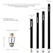 Evolva Future Technology Stylus Pen Replacement Thin Fiber Tips for iPad Tablet Kindle Touchscreen Devices – 8 Pack (replacement tips-8 pack)