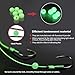 Hilitchi 1050 Pcs 9 Sizes All Luminous Fishing Beads Assorted Hard Plastic Oval Round Shaped Glow Eggs for Stream Pool Lake River Fishing (All Glow in The Dark)