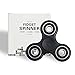 FridayFun Tri-Spinner Fidget EDC ADHD Focus Toy With Smaller Friction and Longer rotation, Great for Anxiety Relief & Deep Thought (black)