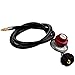 GASPRO 4FT Adjustable 0-5PSI High Pressure Propane Regulator Assembly with CSA Certified LPG Hose for QCC-1/Type-1 Tank and 1/4-inch Male Orifice Connector