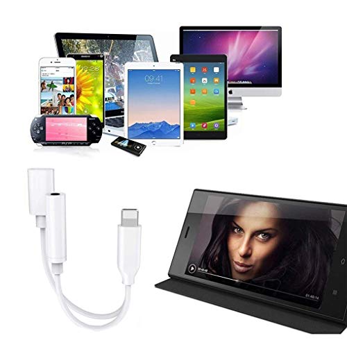 image for Ambrrhty 3.5mm Headphone Jack Adapter Dongle for iPhone 8 AUX Audio He