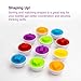 Matching Eggs Toy For Kids and Toddlers! - Toddler Toys - BPA FREE! - Color Shapes Educational STEM Color, Shapes & Sorting Recognition Skills - Sorting Puzzle Set for Boys, Girls - BPA FREE