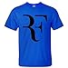 Spreading Men's Roger Federer Blue T shirt