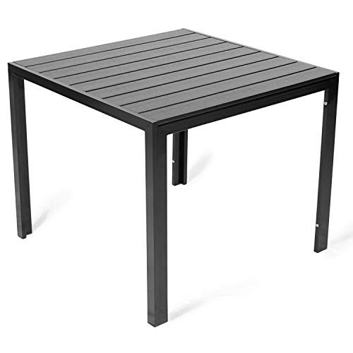 MX Alu Gartentisch Design Terrassentisch Glastisch Balkontisch Alutisch