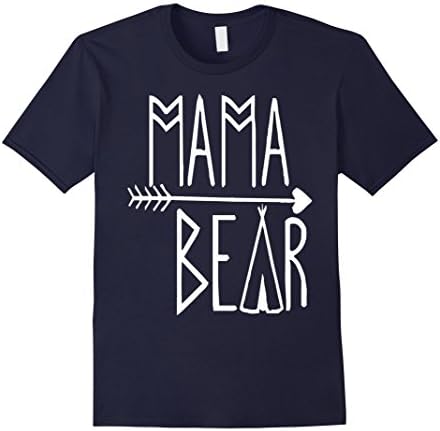 Men's MAMA BEAR Mother's Day T-Shirt man woman  Large Navy