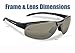 Flying Fisherman 7812BS Sunglass, Matte Black Frames/Smoke Lenses