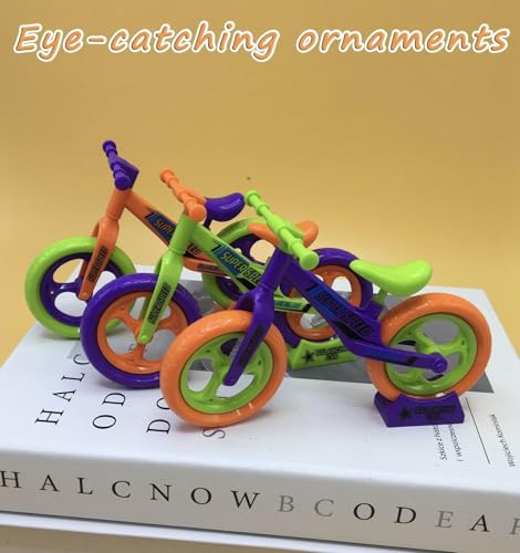 12 Pack Mini Assembly Balance Bike Toys, Bulk Party Favors and Birthday Return Gifts, Classroom Rewards, School Prizes, Mini Fidget Toys and Game Prizes for Children’s Goodie Bags