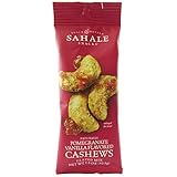Sahale Snacks Naturally Pomegranate and Vanilla flavored Cashews Glazed mix 1.5oz (Pack of 9)
