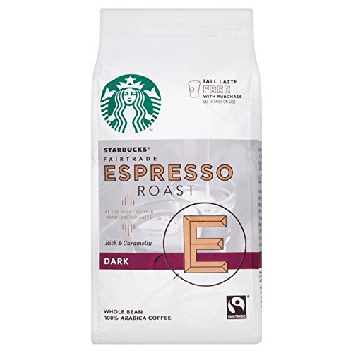 Starbucks Espresso Roast, Whole Bean Coffee Rich & Caramelly 227g Amazon.co.uk Grocery