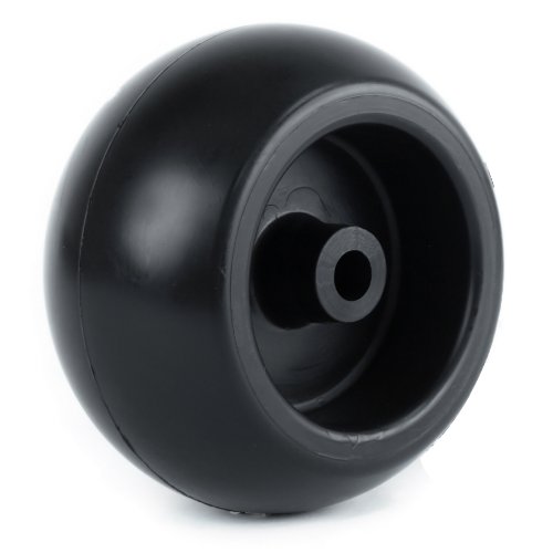 Martin Wheel 5X3.00 Plastic Deck Wheel for Lawn Mower, 1/2-Inch Bore, 2-1/2-Inch Offset Hub