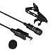 Alemon Lavalier Lapel Clip-on Omnidirectional Condenser Microphone for GoPro HERO3, HERO3+,HERO4