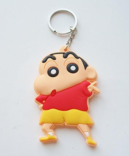 2.75" Crayon Shinchan PVC Rubber Keychain Keyring