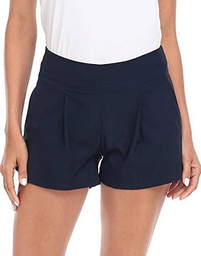 navy blue dress shorts women's Women's High Waist Sailor Short