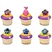 Trolls True Colors Cupcake Rings - 24 Count