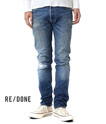 Amazon Redone リダン メンズ Repair Redone Slim Straight