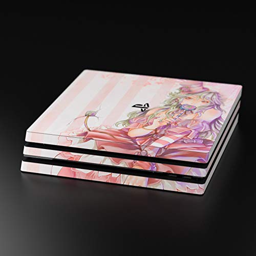 Candy Girl Full Faceplates Skin Decal Wrap with 2 Piece Lightbar Decals for Playstation 4 Pro - Thumbnail 4