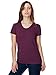 American Apparel Tri-Blend Short Sleeve Women's Track T - Tri-Cranberry - Large
