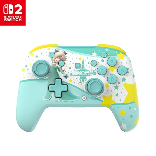 Turtle Beach Rematch-Controller: Rosalina – Offiziell lizenziert für Nintendo Switch 1 und 2, kabellos, TMR-Thumbsticks, anpassbares RGB, wiederaufladbarer Akku