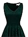 Dressystar Women's Vintage Lace V-Neck Asymmetrical Handkerchief Hem Cocktail Formal Swing Dress