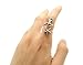 Pizazz Studios Mermaid Starfish Antique Silver Adjustable Wrap Ring