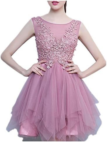 JY FASHION Lace Prom Bridesmaid Dresses US 8 Blush