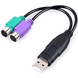 UCEC USB to Dual ps2 Mouse Keyboard Converter Cable