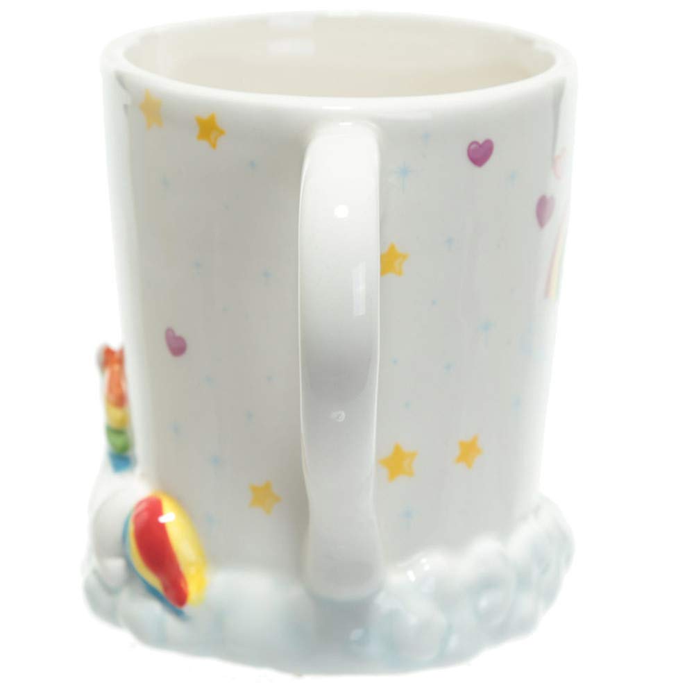 Magical 3D Microwave Hand Painted Rainbow Unicorn Mug,Owl Mug for Christmas Gifts, Birthday Gifts, Party Favors (I Don\'t Believe in Humans)