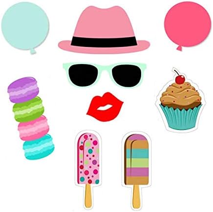 Dusenly Ice Cream Photo Booth Props Cupcake Ice Cream Dessert Party ...