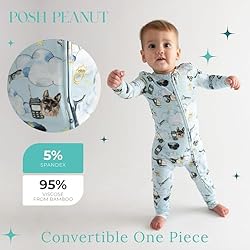 Posh Peanut Convertible Baby Sleepers - Girls