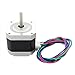 Iverntech Nema 17 Stepper Motor 42x40mm Body Bipolar 1.5A 400mN.m 2 Phase 4 Wires 1.8 ° for 3D Printer or CNC Machine with 1M Motor Cable