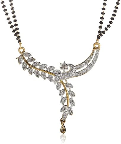 YouBella Stylish Traditional Gold Plated American Diamond