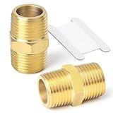 TAISHER 2PCS Brass Pipe Fitting, Reducer