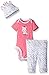 Gerber Baby Three-Piece Bodysuit, Cap, and Legging Set, Zebra, 3-6 Months