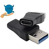 Lemeng USB 3.0 (Type-A) Male to USB3.1 (Type-C)Female Gold Plated Connector Converter Adapter