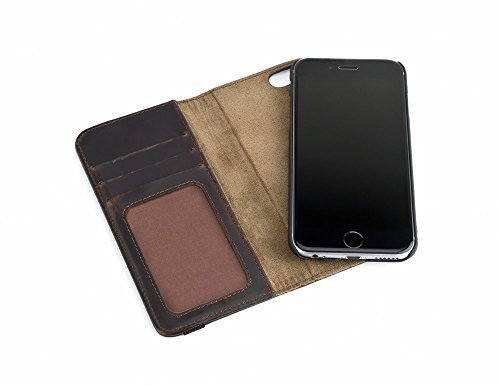 Mos stash, auto-locating leather magnet wallet case for…