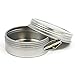 Mighty Gadget (R) 1/2 oz Mini Round Tins Screw Lid Container (12 pack)