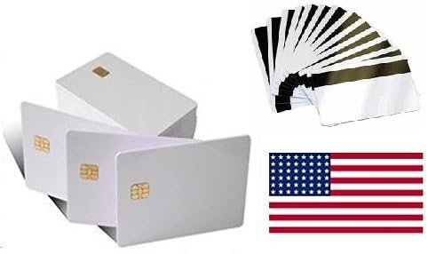 Sle4442 Chip Card With Magnetic Stripe - 10 X Pieces - USA Distributor !