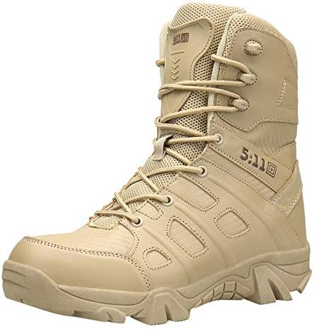 WuyiMC Men Combat Boot - Wear Resisting Non Slip Army Boots Men Waterproof Outdoor
