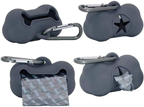 AOII Eco Pleasant Canine Poop Bag Thickened and Robust Poop Luggage for Canine with Canine Waste Luggage Dispenser, Leak-Proof Unscented 5 rolls/100 Luggage