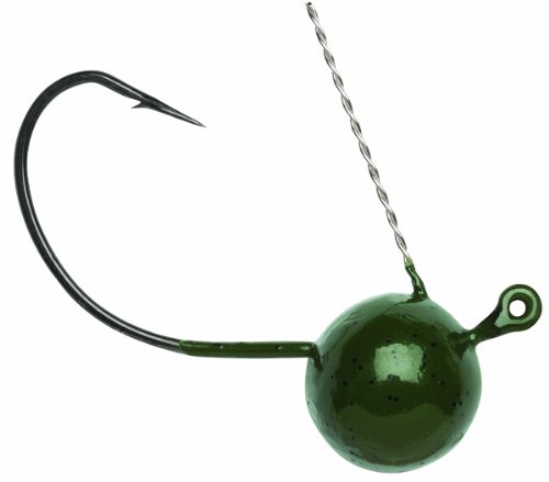 Wacky Weedless Jig 3/16 Green Pumpkin