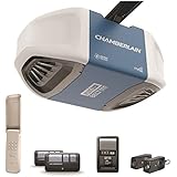 Chamberlain B730 Ultra-Quiet and Strong Belt Drive Garage Door Opener with Battery Backup and Plus Lifting Power, Blue