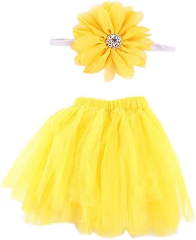 Baby Photography Props Dress,Unisex Newborn Girl Outfits Lovely Headdress Tutu Skirt