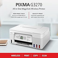Canon MegaTank G3270 All-in-One Wireless Inkjet