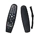 Silicone Magic Remote Cover - Compatible with LG Magic AN-MR600/MR650/MR19BA/MR20GA TV - Protective Skin Holder with Remote Loop (Black)